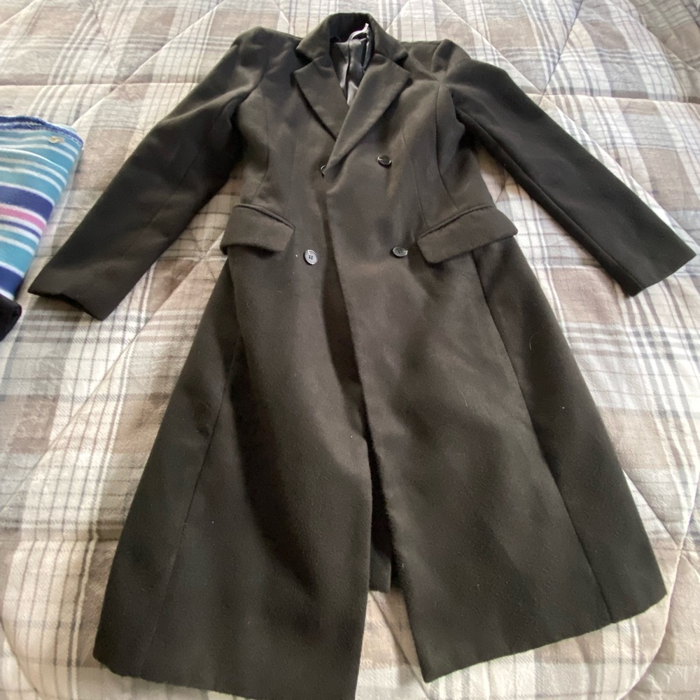 Women’s Black Peacoat